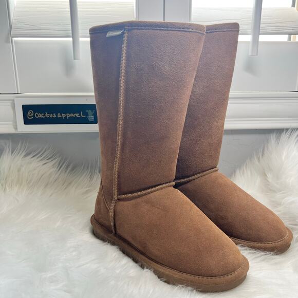 New With Flaw Women’s BEARPAW Emma Tall Winter Boot Size 6 - Picture 1 of 10